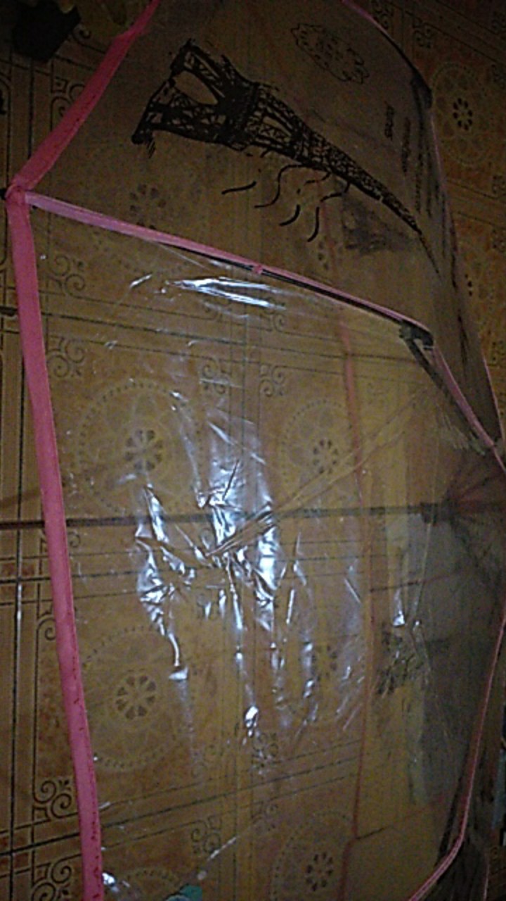 Payung Lipat 3 / Payung Transparan Paris / Jktumbrella - 302