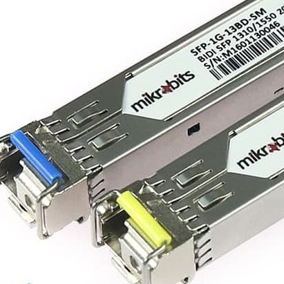 MIKROBITS SFP 1G BD SM SFP-1G-BD-SM-10KM (SFP-1GB-13BD-SM+SFP-1GB-15BD-SM-10KM))