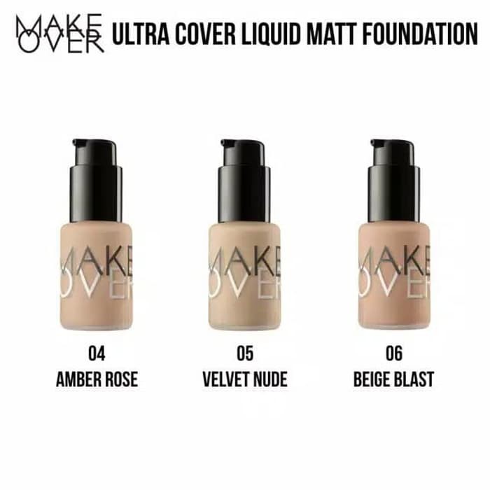 MAKE OVER Ultra Cover Liquid Matt Foundation