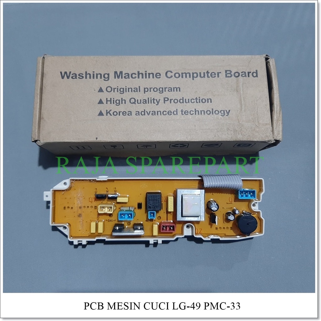 PCB/Panel/Modul Mesin Cuci LG 49 6 Tombol (WF-H700PC, WF-700TC) PMC-33