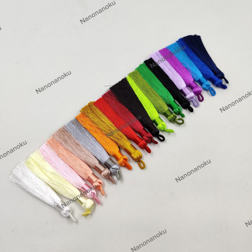 Tasel Rumbai Tebal Polos Warna Tassel Hampers TIDAK ADA TALI GANTUNG