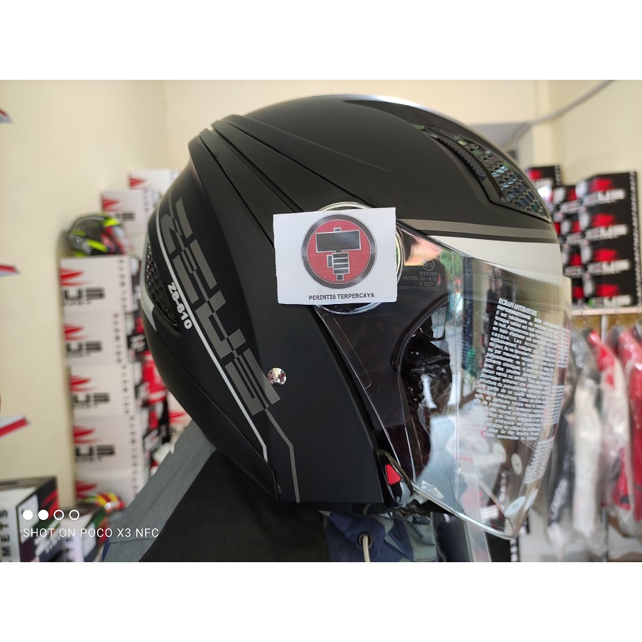 ZEUS ZS610 MATT BLACK/0017 SILVER ZS 610