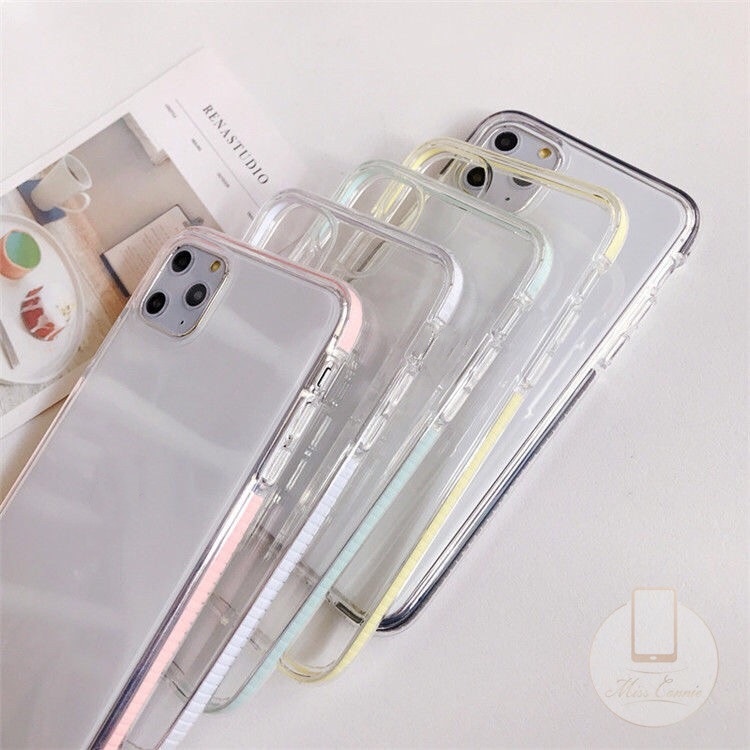 Soft Case TPU Transparan Anti Jatuh Cover IPhone 11 Pro Max XR X XS Max 6s 8 7 6 Plus 14 Plus 12 13 14 Pro Max SE 2020