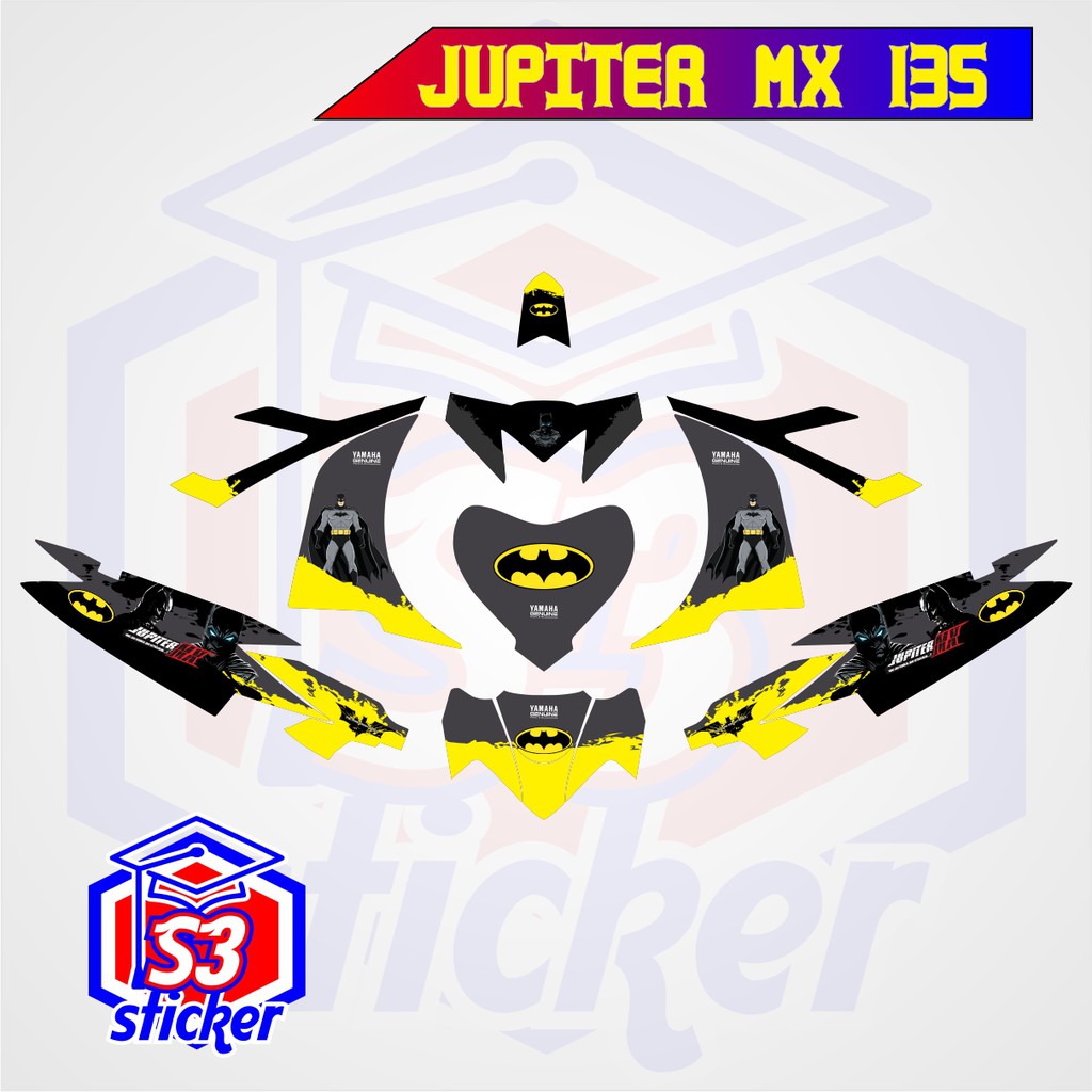 STICKER DECAL MOTOR YAMAHA JUPITER MX 135