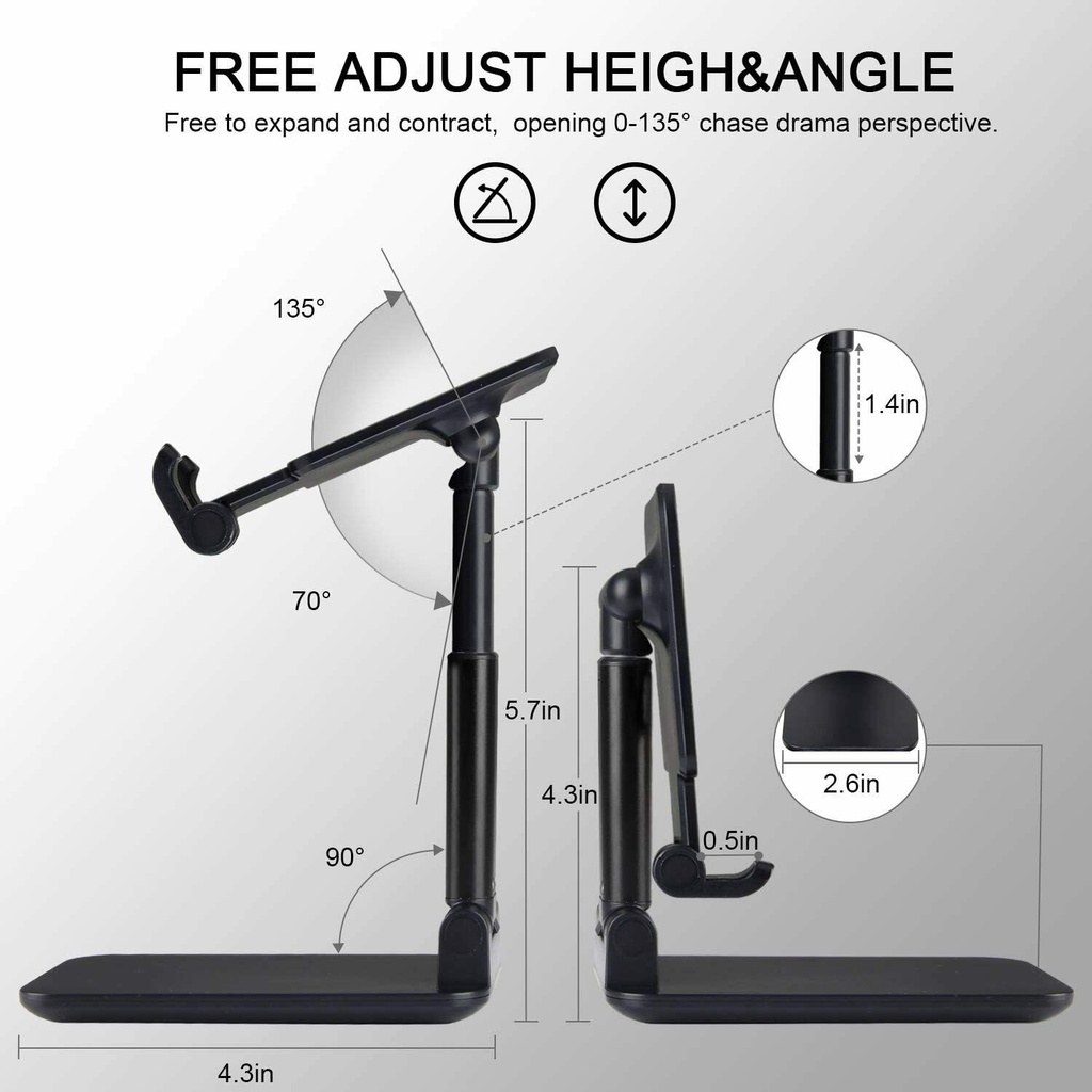 Dudukan hp Holder Stand Lipat Universal HP Holder Tab Holder