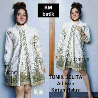 TUNIK BATIK GEMPI ANGGREK DRESS WARNA TOSCA BIRU OREN TUNIK BATIK GEMPI ANGGREK DRESS WARNA TOSCA BIRU OREN