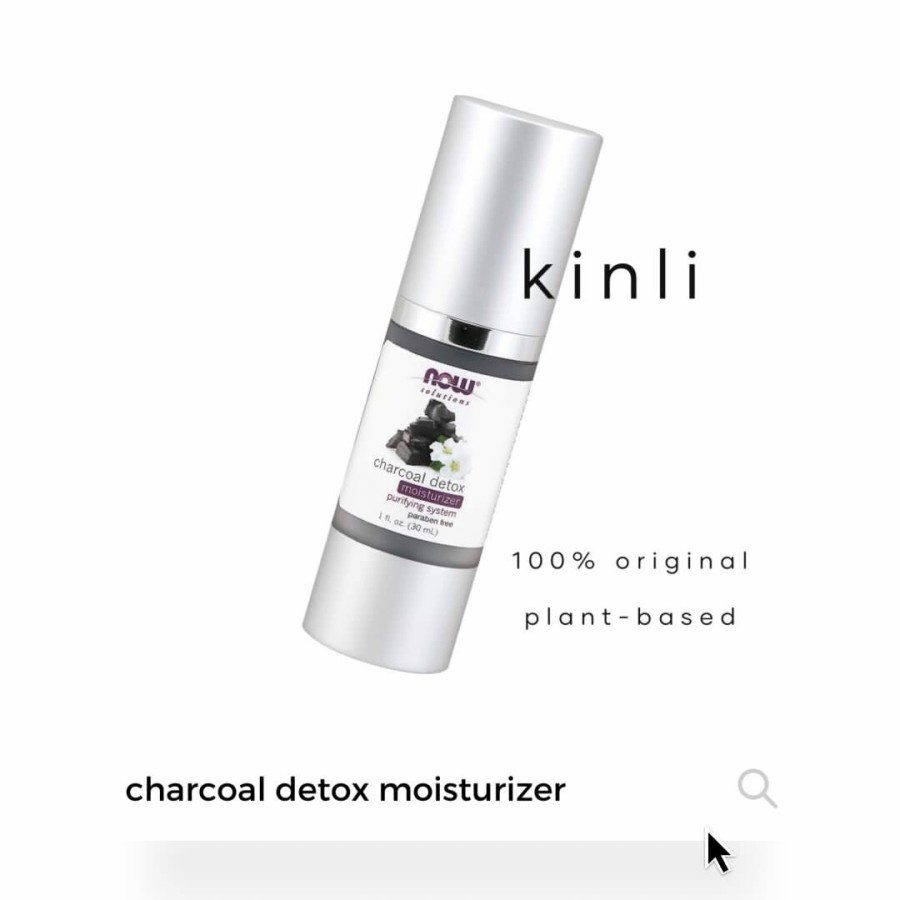 now charcoal detox moisturizer 30ml purifying system rejuvenate skin