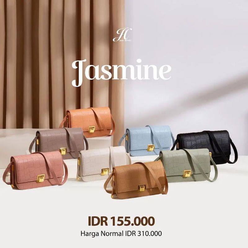 COD Tas Selempang Wanita Tas Model Baru JASMINE BAG JIMS HONEY