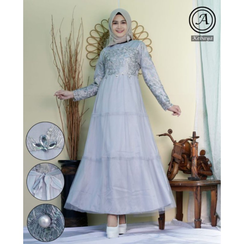 NEW REALPICT GAMIS ASSIFA/GAMIS PESTA MURAH/DRESS TERBARU/BY ASSIFA