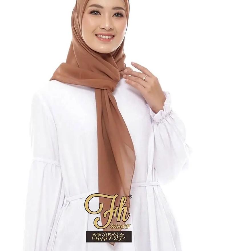 ωHarga Bersaing kerudung jiilbab / hijab segi empat bahan bella square polos jahit tepi neci murah premium warna hijau matcha / sage green ACE░▲