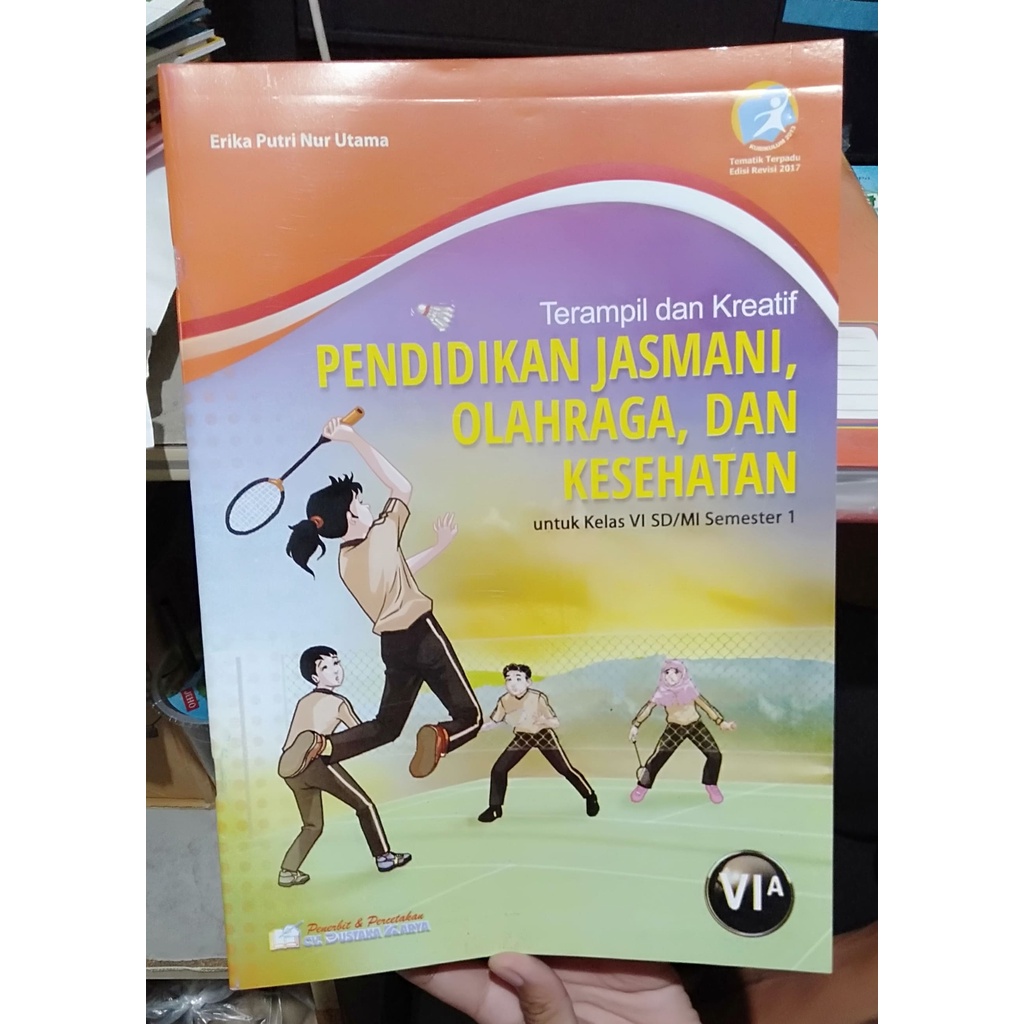 

Buku Pendidikan Jasmani, Olahraga, dan Kesehatan untuk SD/MI kelas VI