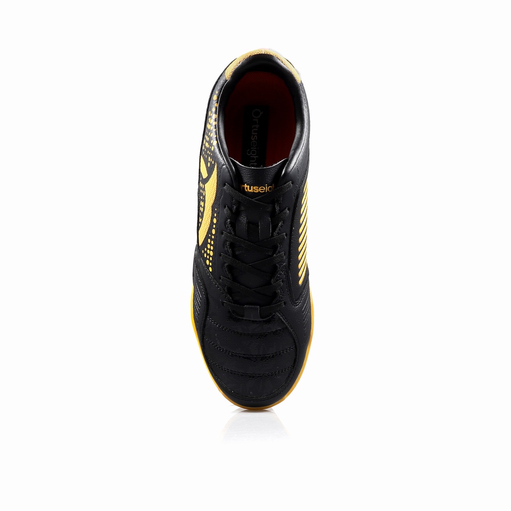 SEPATU FUTSAL ORTUSEIGHT JOGOSALA CRUSHER - Black Gold (100% ORIGINAL)