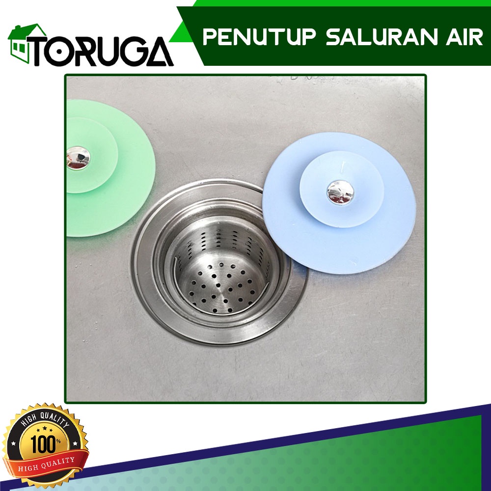 Penutup Lubang Wastafel Penyumbat Saluran Air Sink Fleksibel Silikon Drain Stopper
