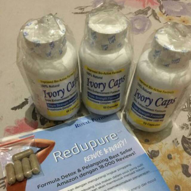 Ivory caps reduced pemutih badan ampuh dan aman