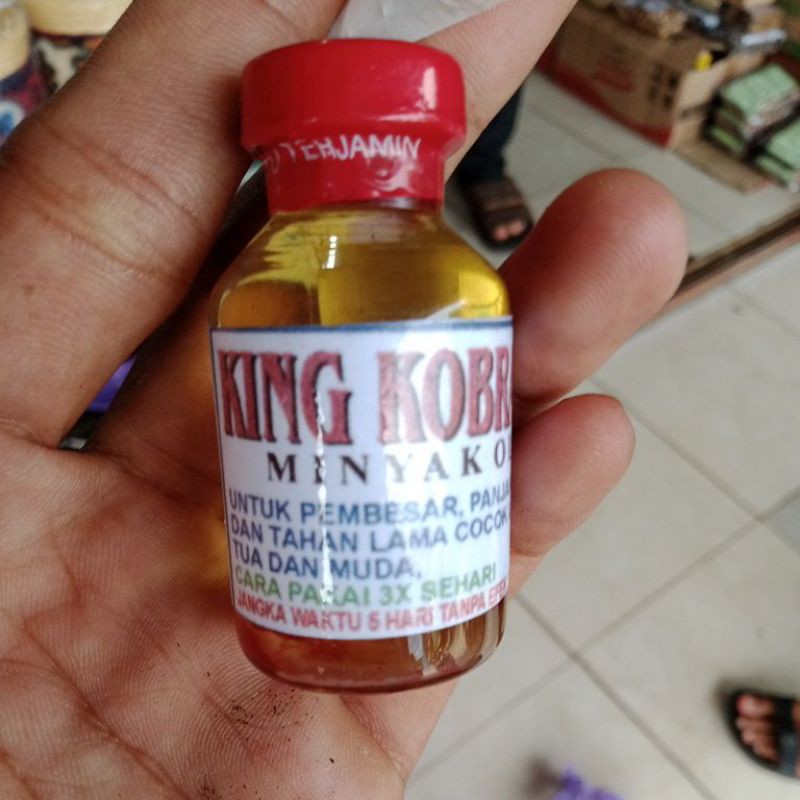 Minyak King Kobra Minyak Pembesar Vital Pria Isi 15 Ml