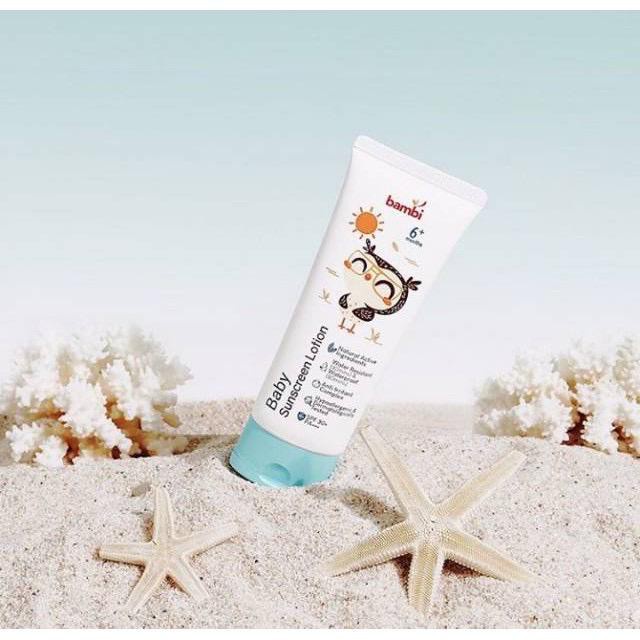 Bambi Baby Sunscreen Lotion  Bayi Anak Kulit Normal - Sensitif | SPF 30++ 100ml