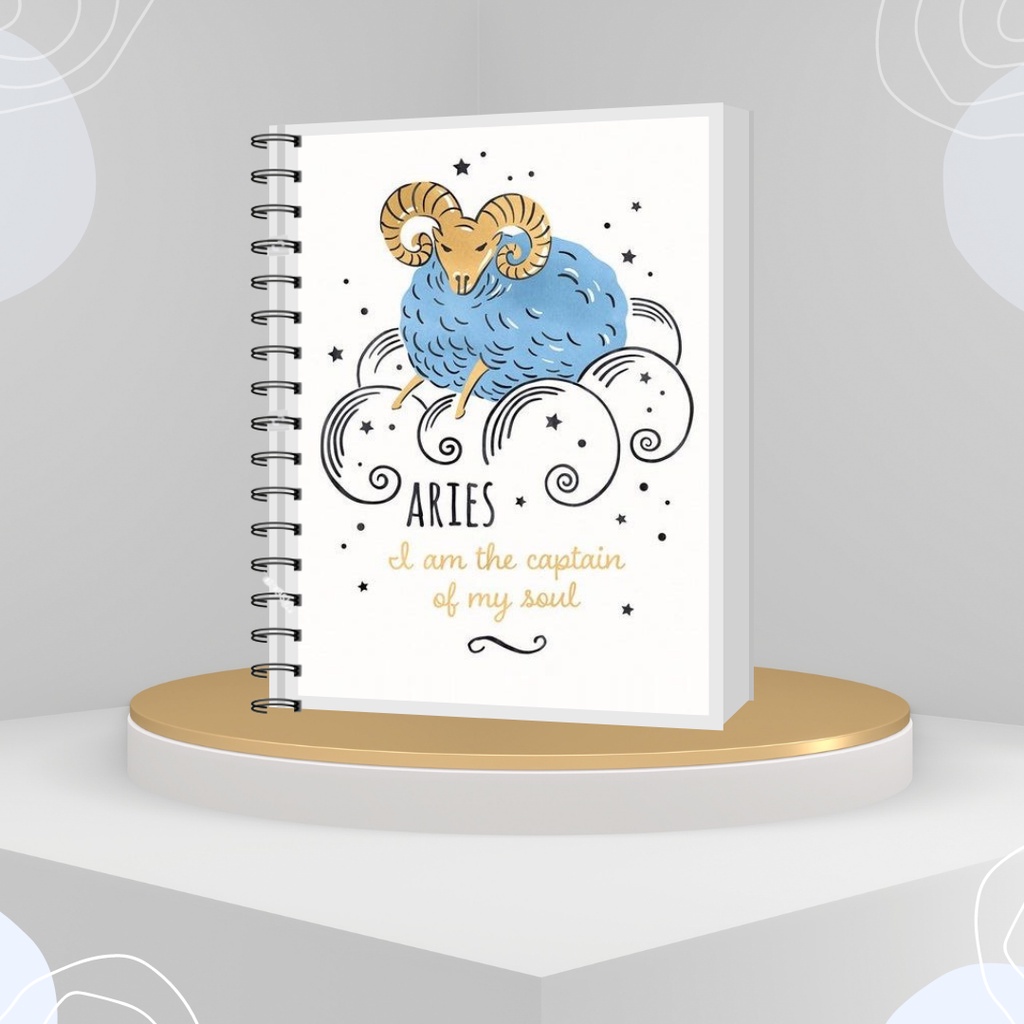 

NOTEBOOK BUKU CATATAN JURNAL AGENDA KAWAT SPRIRAL SERIES ZODIAK SIGN 100HALAMAN
