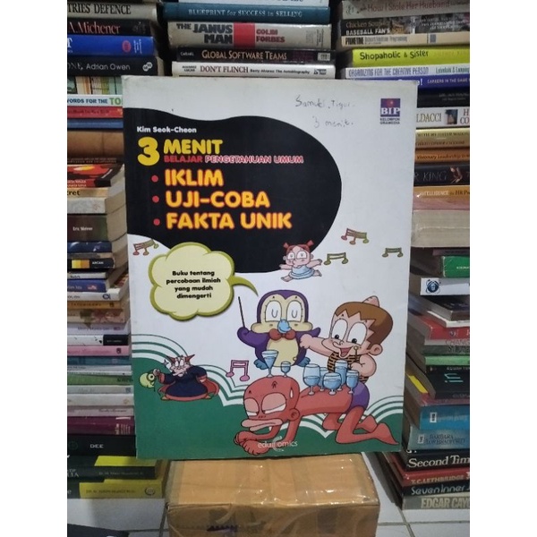 Buku Ori 3 Menit Belajar Pengetahuan Umum Iklim, Uji - Coba, Fakta Unik