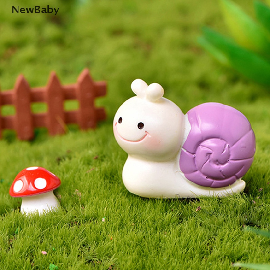 Newbaby 3PCS Miniatur Hewan Anjingkelinci Bahan Resin Untuk Dekorasi Taman Minifairy Garden