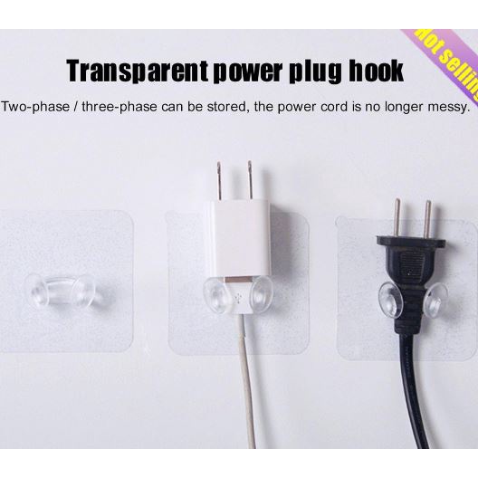 (NCS) Gantungan Tempel Hook Magic Sticky Plug Hook Gantungan Dinding Kamar Mandi Gantungan Baju