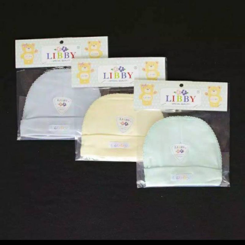 LIBBY Topi Motif Dan Polos 1 pcs