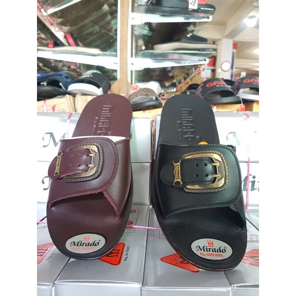 TERLARIS Sandal Pria Mirado 997 Kulit Asli Sendal Kulit Mirado Original