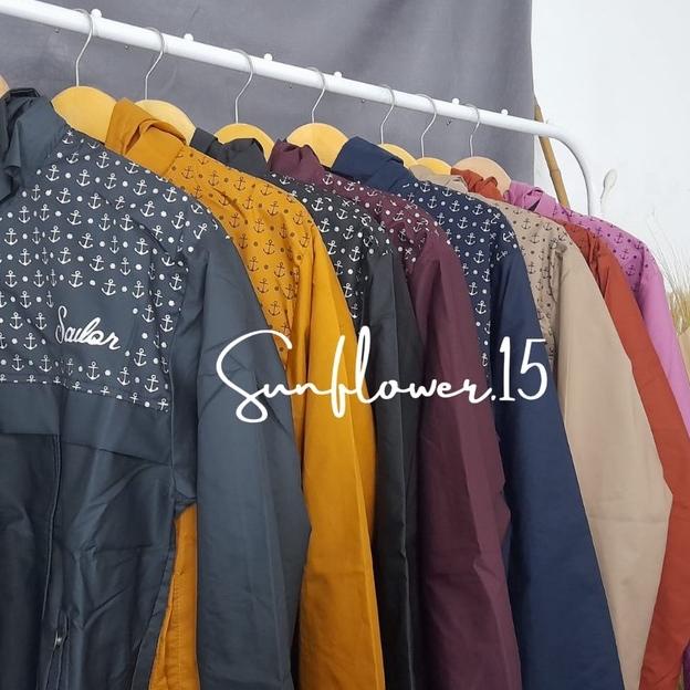 [New Jaket] -Jaket Sailor Sablon-/Sunflower_15/Jaket Remaja Terbaru/Jaket Cewek Sablon/Jaket Terbaru