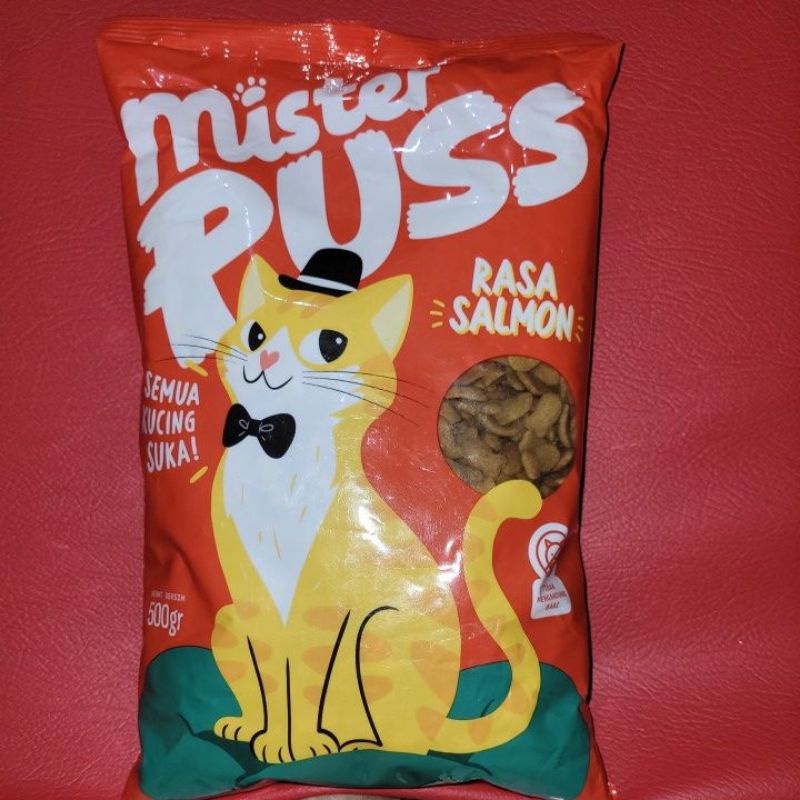 pakan/umpan kucing mister puss 500gr