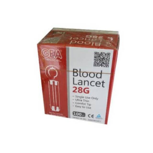 BLOOD LANCET GEA 28G JARUM TEST GULA DARAH