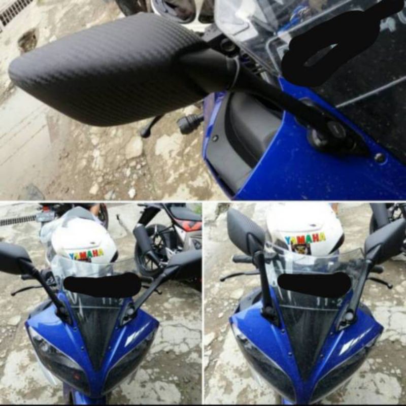 Spion R25 Tangkai Panjang Igawa Universal R25,R15,Nmax,Pcx,Xmax,Lexi &amp; Motor lain nya