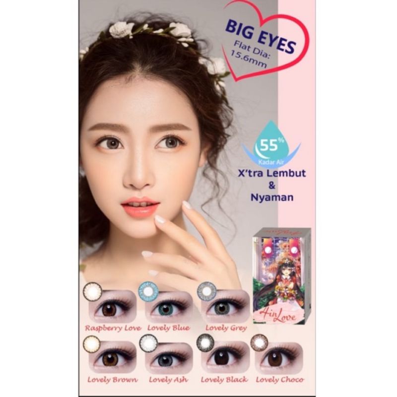 PROMO CUCI GUDANG Softlens 4INLOVE / 4 IN LOVE Contact Lens