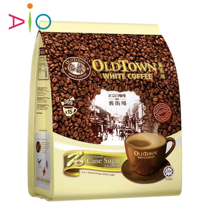 

Old Town White Coffee Cane Sugar / Kopi Oldtown Gula Tebu