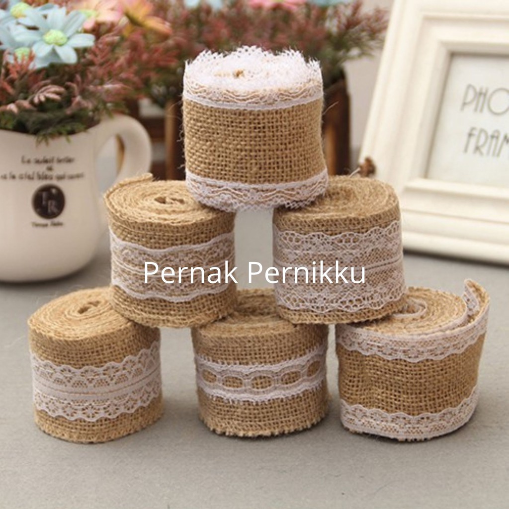 Renda Air 4cm Harga per Roll 4 Meter