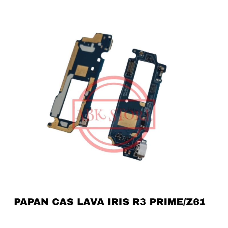 PAPAN CAS - UI BOARD PCB KONEKTOR CHARGER LAVA IRIS R3 PRIME / Z61