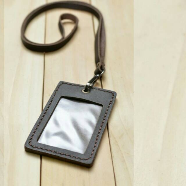 

Name Tage ID Card Kulit Asli Handmade