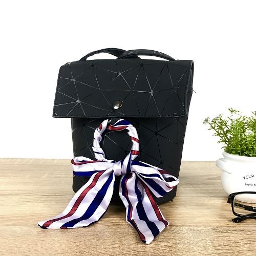 JTF18120-Black Tas Selempang Mini Fashion Wanita Cantik