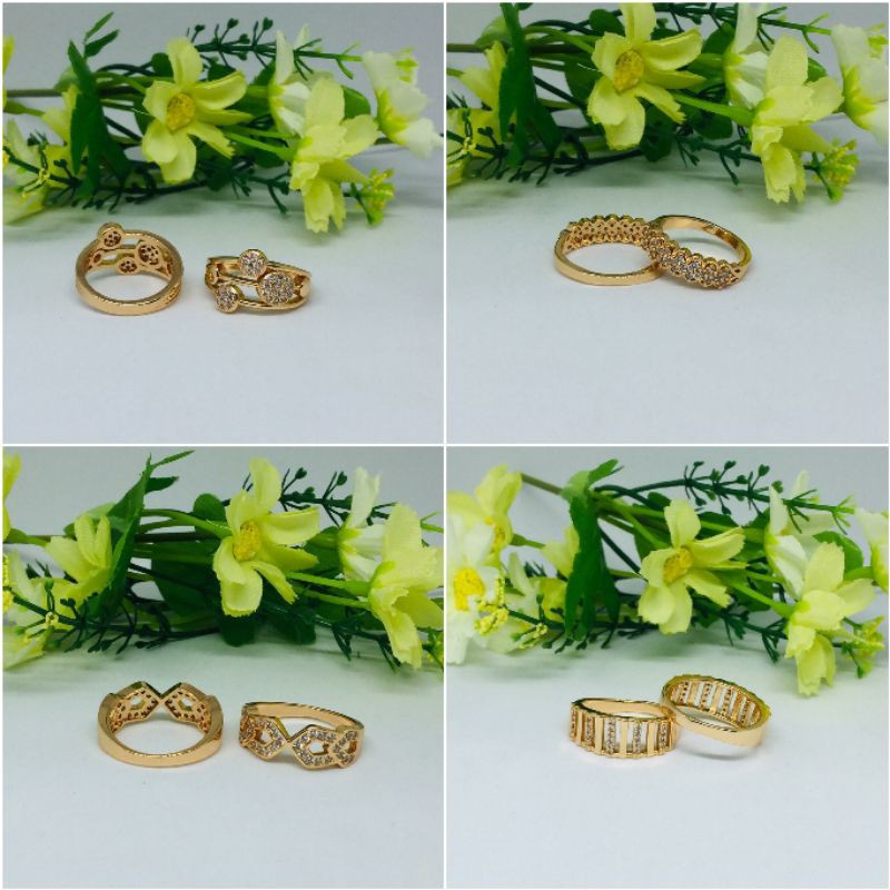 Fourfashion Cincin Dewasa Casual Motif Love Kekinian TH032