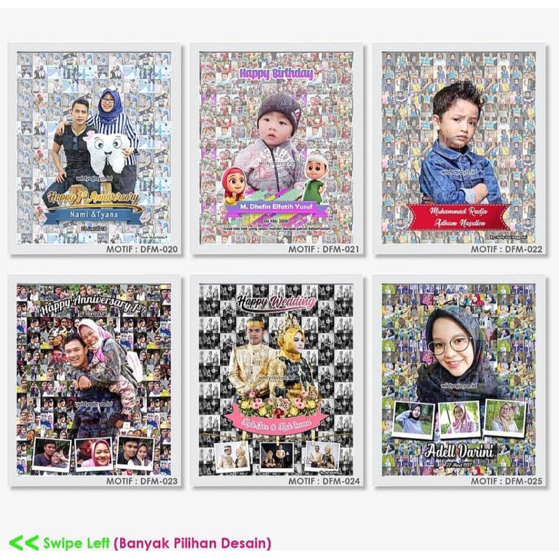 Jasa edit foto/jasa edit murah /foto mozaik/foto mozaic/edit foto mozaic