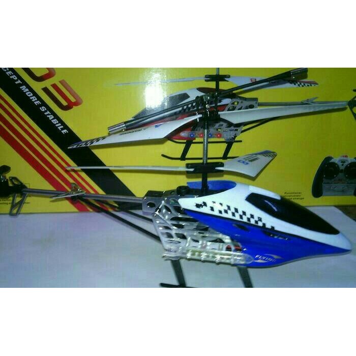 RC Helicopter HX803 3,5CH Built In Gyro Blue Ligh Predator