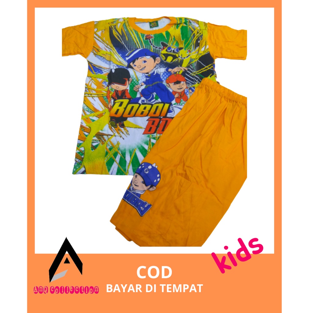 BOBOIBOY Ukuran JUMBO 10-12 Tahun Setelan Anak Laki-Laki 10 Tahun Baju Anak Laki-Laki Jumbo Gemuk