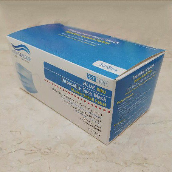Box Kosong Masker 3Ply Earloop