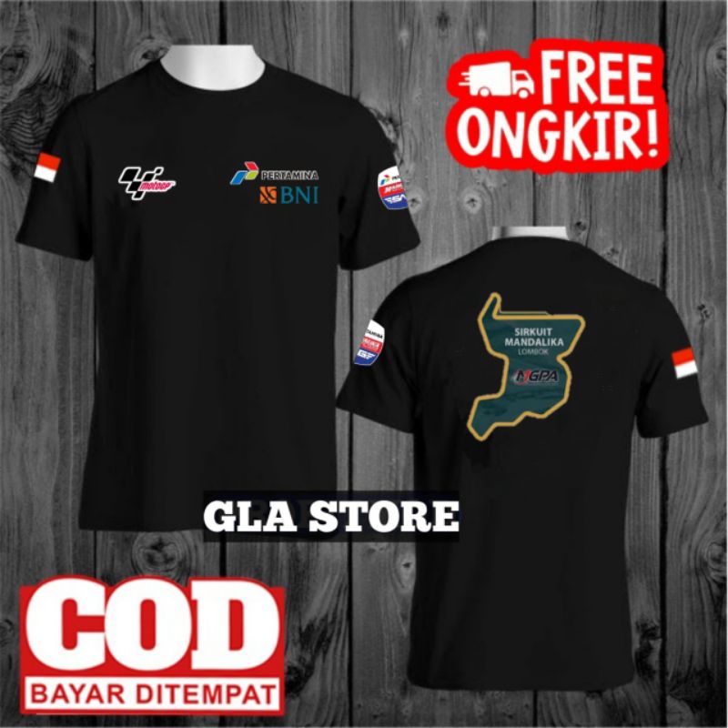 kaos sirkuit mandalika/t-shirt distro sirkuit pertamina mandalika