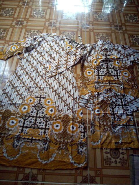 Baju Batik Keluarga Seno Putih Batik Couple Keluarga Gamis 2 Cewek Dan Cowok Anak Terbaru