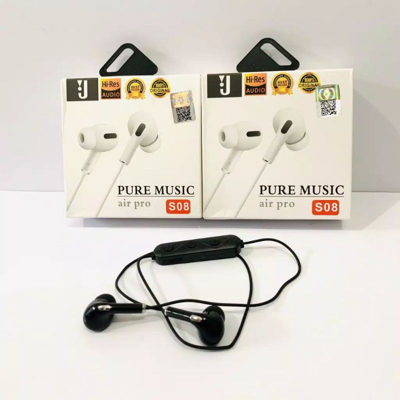 Handsfree Bluetooth Kabel JBL J-S08 Headseat Bluetooth Kabel