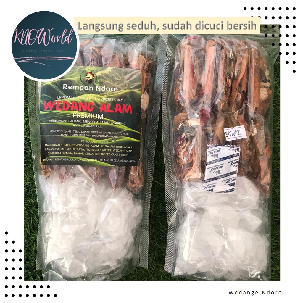 

Wedange Ndoro Wedang Alam -Asam Lambung- Premium Isi 10