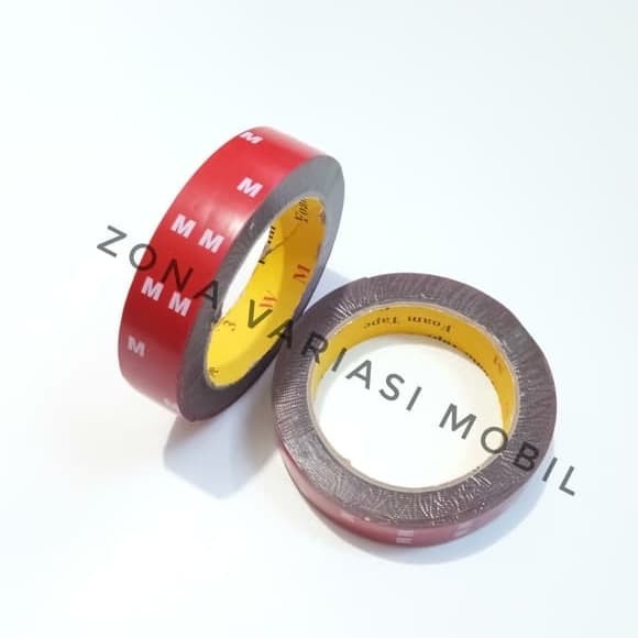 

MOBILKARPET- DOUBLE TAPE PEREKAT LEM BOLAK BALIK MM 3M MERAH 24MM X 4.5 M TERMURAH -KARPET-MOBIL.