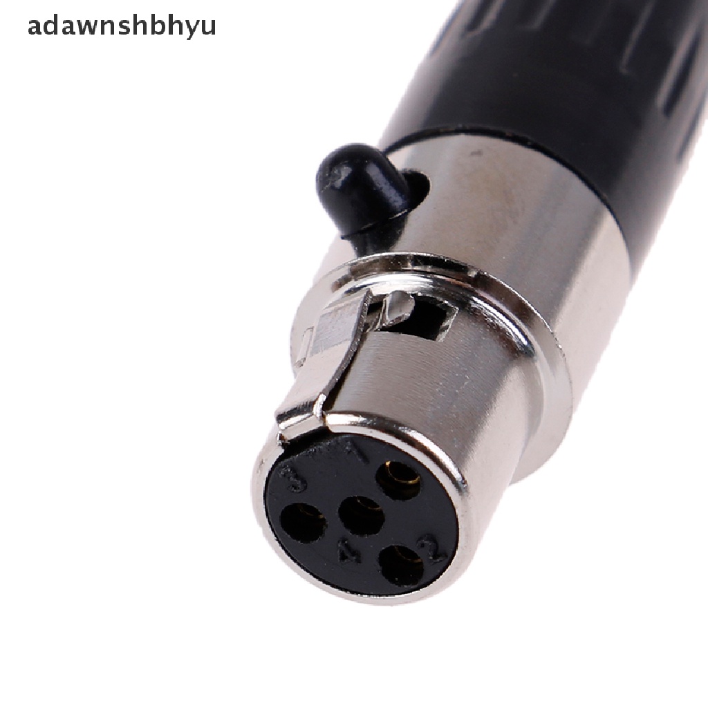 Adawnshbhyu 1Pc Konektor Mikrofon Audio XLR Mini 34pin Female Plug XLR Kecil Untuk MIC