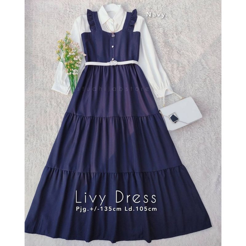 Livy Dress // Fashion remaja muslim  // Outfit terbaru // Kekinian