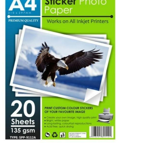 

Sticker Photo Paper V-Tec A4 135 gr SPP-9112A