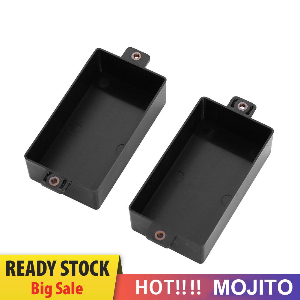 2pcs Cover Pickup Humbucker Coil Ganda Bahan Plastik Untuk Gitar